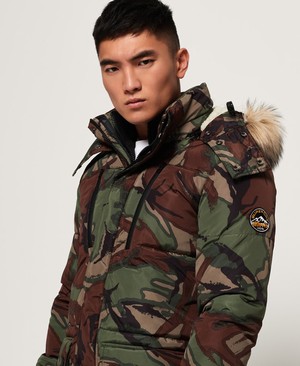 Superdry SD Expedition Parka Férfi Kabát Camo | HANCZ8735